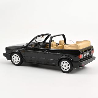 VW Golf Cabriolet 1992 Black  Norev 1:18 Metallmodell (Türen/Hauben nicht zu öffnen!)