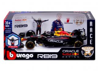 Red Bull RB19 Max Verstappen F1 2023 mit stehender Figur Burago 1:24