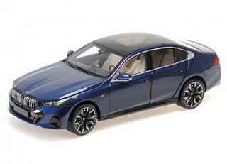 BMW i5 - 2023 - BLUE METALLIC Minichamps 1:18 Metallmodell mit zu öffnenden Türen und Haube(n)