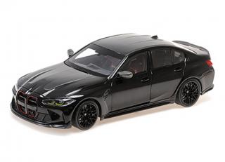 BMW M3 CS - 2023 - BLACK METALLIC Minichamps 1:18 Metallmodell mit zu öffnenden Türen und Haube(n)