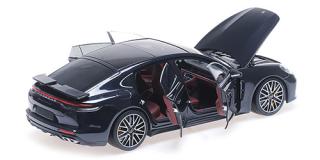 PORSCHE PANAMERA TURBO S - 2020 - BLUE METALLIC  Minichamps 1:18 Metallmodell mit zu öffnenden Türen und Haube(n)