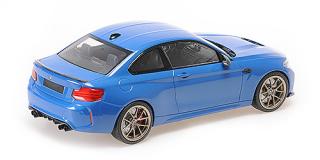 BMW M2 CS - 2020 - BLUE METALLIC W/GOLD WHEELS Minichamps 1:18 Metallmodell, Türen, Motorhaube... nicht zu öffnen