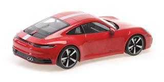 PORSCHE 911 CARRERA 4S – 2019 – RED Minichamps 1:18 Metallmodell, Türen, Motorhaube... nicht zu öffnen