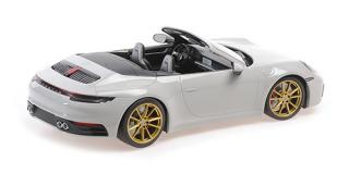 PORSCHE 911 CARRERA 4S CABRIOLET – 2019 – GREY Minichamps 1:18 Metallmodell, Türen, Motorhaube... nicht zu öffnen