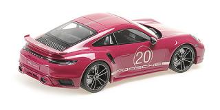 PORSCHE 911 (992) TURBO S COUPE SPORT DESIGN - 2021 - RED Minichamps 1:18 Metallmodell, Türen, Motorhaube... nicht zu öffnen