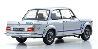 BMW 2002 TURBO SILVER Kyosho 1:18 Metallmodell