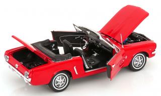 Ford Mustang 1964 Convertible 1/2 Rot Welly 1:18