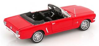 Ford Mustang 1964 Convertible 1/2 Rot Welly 1:18