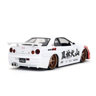 Nissan Skyline GTR R34 RYU Street Fighter Jada 1:24