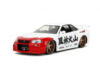 Nissan Skyline GTR R34 RYU Street Fighter Jada 1:24