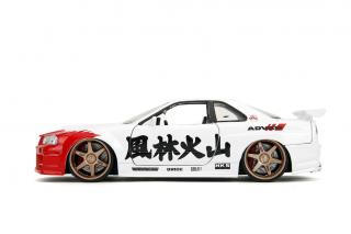 Nissan Skyline GTR R34 RYU Street Fighter Jada 1:24