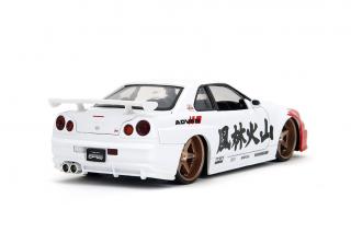 Nissan Skyline GTR R34 RYU Street Fighter Jada 1:24