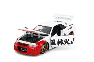 Nissan Skyline GTR R34 RYU Street Fighter Jada 1:24