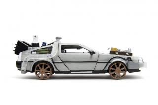 DeLorean Time Machine (Back to the Future 3) mit Beleuchtung Jada 1:24