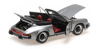 PORSCHE 911 CARRERA CABRIOLET – 1983 – GREY METALLIC Minichamps 1:18