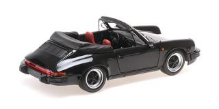 PORSCHE 911 CARRERA 3.2 CABRIOLET – 1983 – BLACK Minichamps 1:18