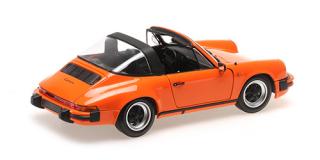 PORSCHE 911 CARRERA 3.2 TARGA - 1983 - ORANGE Minichamps 1:18 Metallmodell (Türen zu öffnen!)