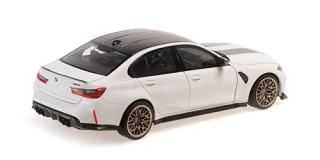 BMW M3 CS - 2023 - WHITE Minichamps 1:18 Metallmodell mit zu öffnenden Türen und Haube(n)