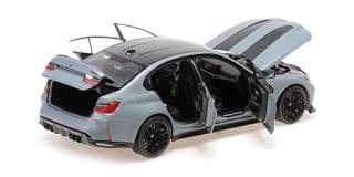 BMW M3 CS - 2023 - GREY METALLIC Minichamps 1:18 Metallmodell mit zu öffnenden Türen und Haube(n)