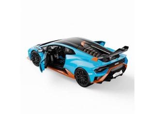 Lamborghini Huracan STO, light blue/orange Rastar 1:18