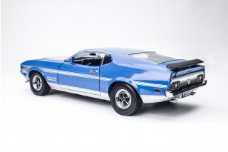 Ford Mustang BOSS 351 1971 – Grabber Blue SunStar Metallmodell 1:18