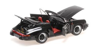 PORSCHE 911 CARRERA 3.2 CABRIOLET – 1983 – BLACK Minichamps 1:18