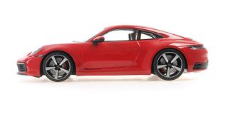 PORSCHE 911 CARRERA 4S – 2019 – RED Minichamps 1:18 Metallmodell, Türen, Motorhaube... nicht zu öffnen