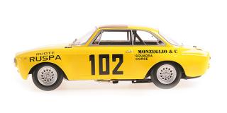 ALFA ROMEO GTA 1300 – MONZEGLIO SQUADRA CORSE – ZANETTI/RUSPA – TARGA FLORIO 1971 - L.E. 600 pcs. Minichamps 1:18 Metallmodell