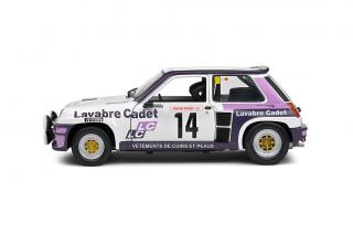 Renault 5 Turbo 1983 Rallye Lyon Charbonnières Auriol/Nouaille #14 S1801313 Solido 1:18