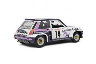 Renault 5 Turbo 1983 Rallye Lyon Charbonnières Auriol/Nouaille #14 S1801313 Solido 1:18