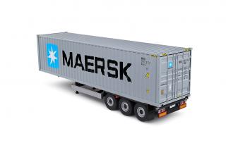 Container Anhänger blau S2400505 Solido 1:24