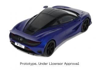 McLaren 750S Coupe Blue 2023 GT Spirit 1:18 Resinemodell (Türen, Motorhaube... nicht zu öffnen!)