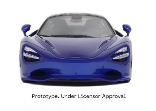 McLaren 750S Coupe Blue 2023 GT Spirit 1:18 Resinemodell (Türen, Motorhaube... nicht zu öffnen!)