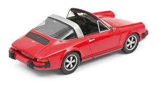 Porsche 911 Targa (1977) indischrot Schuco ProR.18 Resinemodell 1:18 (Türen, Motorhaube... nicht zu öffnen!)