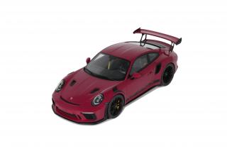 PORSCHE 911 (991.2) GT3 RS PINK 2019 GT Spirit 1:18 Resinemodell (Türen, Motorhaube... nicht zu öffnen!)