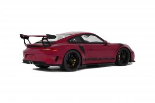 PORSCHE 911 (991.2) GT3 RS PINK 2019 GT Spirit 1:18 Resinemodell (Türen, Motorhaube... nicht zu öffnen!)