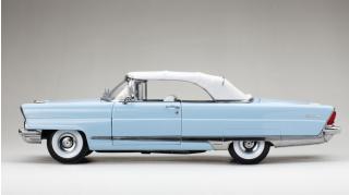 Lincoln Premiere Closed Convertible 1956 White/Fairmont Blue SunStar Metallmodell 1:18