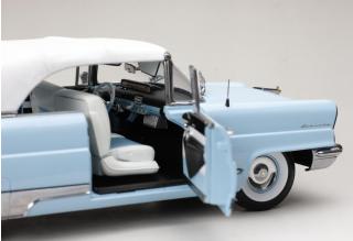 Lincoln Premiere Closed Convertible 1956 White/Fairmont Blue SunStar Metallmodell 1:18