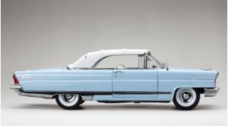 Lincoln Premiere Closed Convertible 1956 White/Fairmont Blue SunStar Metallmodell 1:18