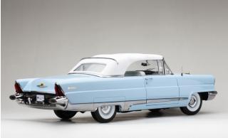 Lincoln Premiere Closed Convertible 1956 White/Fairmont Blue SunStar Metallmodell 1:18