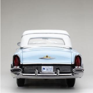 Lincoln Premiere Closed Convertible 1956 White/Fairmont Blue SunStar Metallmodell 1:18