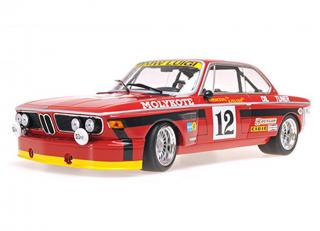 BMW 3.0 CSL - BMW LUIGI - PELTIER/XHENCEVAL/DIEUDONNEE - WINNER 24H SPA 1974 Minichamps 1:18 Metallmodell, Türen, Motorhaube... nicht zu öffnen