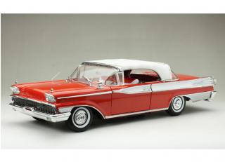 Mercury Park Lane 1959 Closed Convertible-White/Canton Red SunStar Metallmodell 1:18