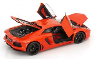 Lamborghini Aventador LP700-4 2011 orange Welly 1:18