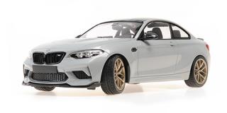 BMW M2 CS - 2020 - SILVER METALLIC W/GOLD WHEELS Minichamps 1:18 Metallmodell, Türen, Motorhaube... nicht zu öffnen