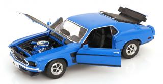 Ford Mustang Boss 302 1967 blau Welly 1:18