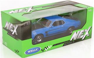 Ford Mustang Boss 302 1967 blau Welly 1:18