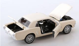 Ford Mustang coupe 1964-1/2 cremeweiß Welly 1:18