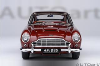 Aston Martin DB5 1964 (dubonnet rosso/red) (composite model/full openings) AUTOart 1:18