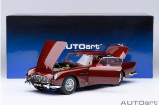 Aston Martin DB5 1964 (dubonnet rosso/red) (composite model/full openings) AUTOart 1:18